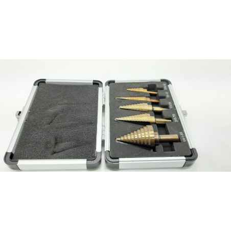 CAJA DE 5 MOLINOS DE FRESA CON COBALTO 3 a 35 mm