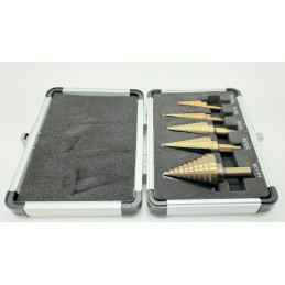 CAJA DE 5 MOLINOS DE FRESA CON COBALTO 3 a 35 mm