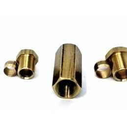 RACCORD UNIÃO CUIVRE Ø8 X Ø8 RA0604-L28