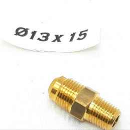 (a2) ŁĄCZNIK PROSTY BU TA ŁĄCZNIK GAZOWY Ø15X13 3/8-6040-S8