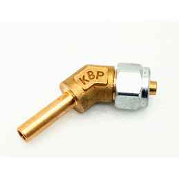 CODO FLEXIBLE DE COBRE CON ACCESORIO Ø8x08x 135 °