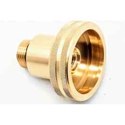 Adaptateur GPL Ø22 mm hauteur 57 mm baïonnette Pays-Bas France pour remplissage GPL