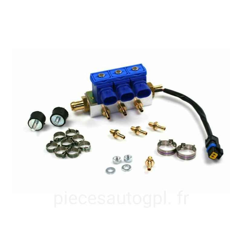 Rail OMVL 3 iniettori Dream con sonda OM0129