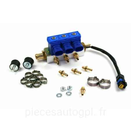 Rail OMVL 3 iniettori Dream con sonda OM0129