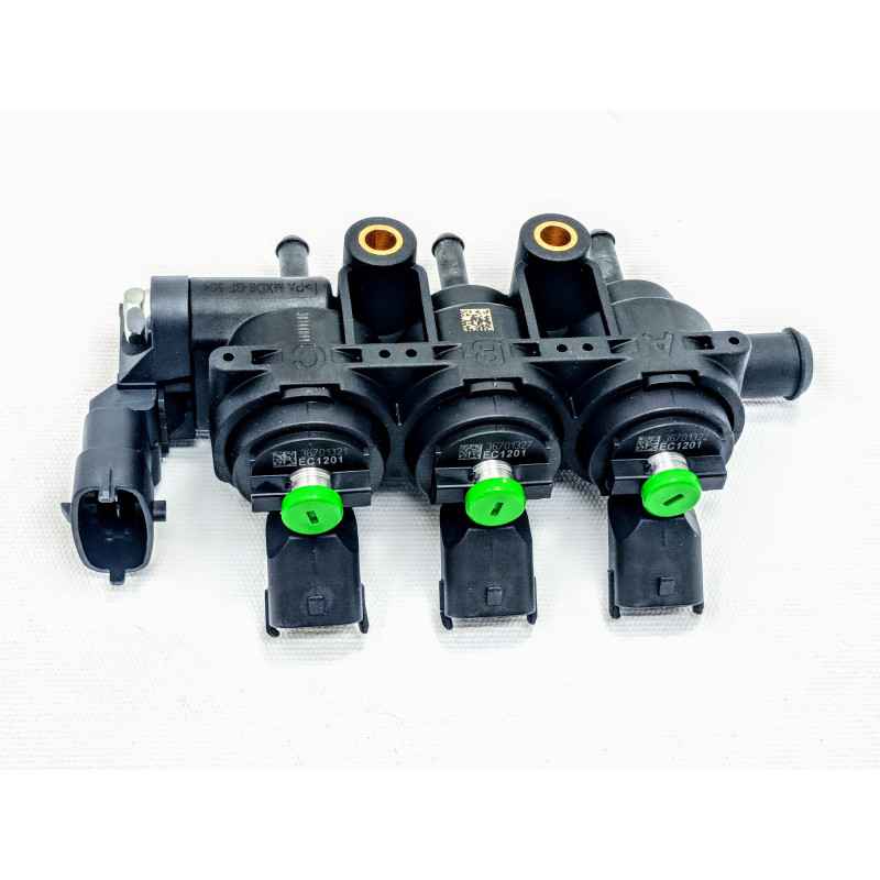 RAIL 3 GROENE INJECTOREN DACIA INJ SEQ LANDI RENZO + SENSOR LR23800132