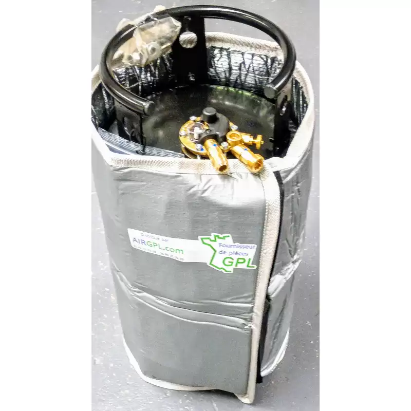Proteção térmica para botijão de gás