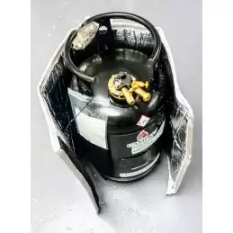 Thermal protection for gas bottle
