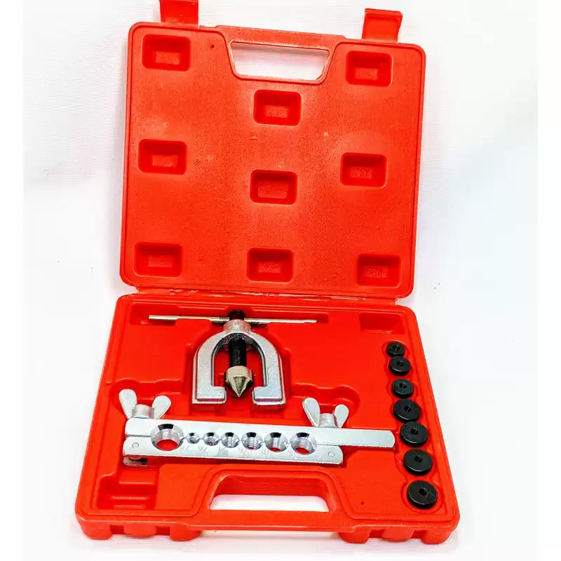 Vorrichtung mit geschlagenem Kragen für LPG-Rohre