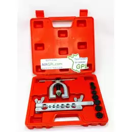 Beaten collar device for LPG pipe
