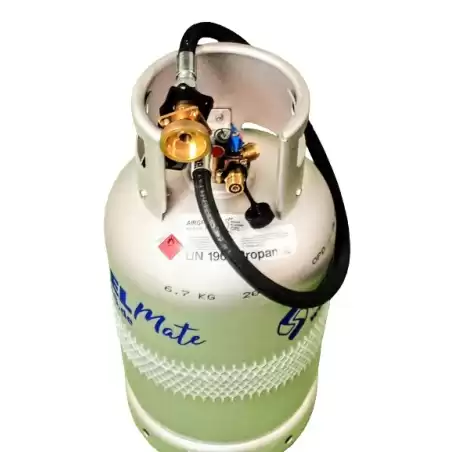 27L NACHFÜLLBARE ALUMINIUM-GASFLASCHE FÜR WOHNMOBILE + AUSSENBEFÜLLUNG