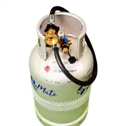 BOUTEILLE GAZ 33L ALU RECHARGEABLE CAMPINGCAR +REMPLIS EXTERIEUR