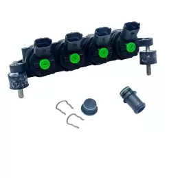 RAIL 4 GREEN INJECTORS LANDI RENZO GIRS124C-D18