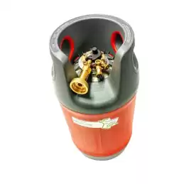 BOTELLA DE GAS RECARGABLE DE 24 L MULTIVÁLVULA COMPUESTA + CONECTOR FRANCES BC7368RF