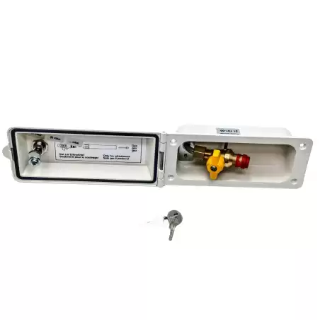 CAJA DE EMPOTRADO GOK CON TOMA DE GAS-AGUA CA6134-P7