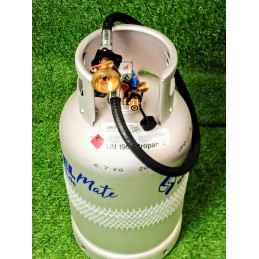 BOUTEILLE GAZ 27L ALU RECHARGEABLE CAMPING-CAR + REMPLIS EXTERIEUR + JAUGE ELECTRONIQUE