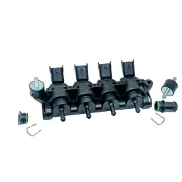 RAIL 4 INYECTORES VERDES LANDI RENZO GIRS124C-D18