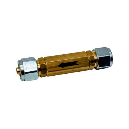 RACCORD FLEXIBLE AVEC CLAPET ANTI RETOUR Ø8 X Ø8 RAGZ1650-I8