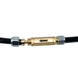 RACCORD FLEXIBLE AVEC CLAPET ANTI RETOUR Ø8 X Ø8 RAGZ1650-I8