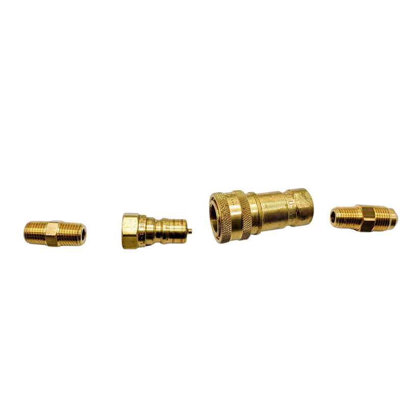 1/4" NPT-F SNELLAAD STEKKERS FITTING SET