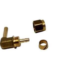 FLEXIBELE KOPEREN ELLEBOOGFITTING Ø6X6 KORT GZ8312-L45