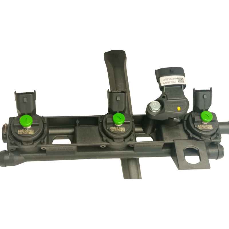 WTRYSKIWACZE RAIL 3 ZIELONE DACIA DUSTER Z OBIEGIEM WODY 17523331R-F7