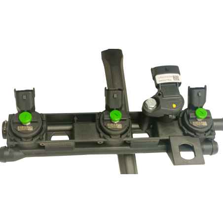 RAIL 3 INYECTORES VERDES DACIA DUSTER CON CIRCUITO DE AGUA 17523331R-F7