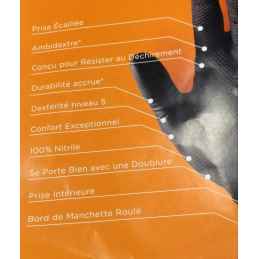 GANTS MECANICIEN GRIPPAZ 9/L UTRA RESISTANT