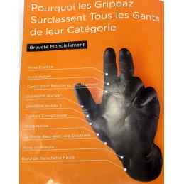 GUANTI MECCANICI ULTRA RESISTENTI GRIPPAZ 9/L