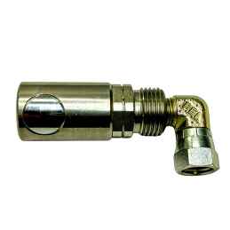 Conector/garrafa STAUBLI VITOGAZ com saída em ângulo de 90 graus