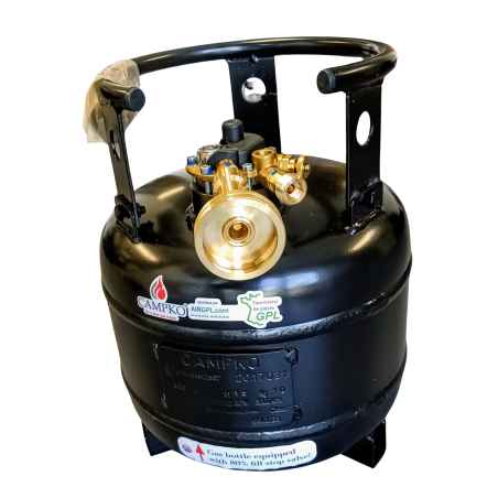 BOUTEILLE GAZ 15L CAMPKO RECHARGEABLE AVEC RACCORD FRANCE  -BO15RF
