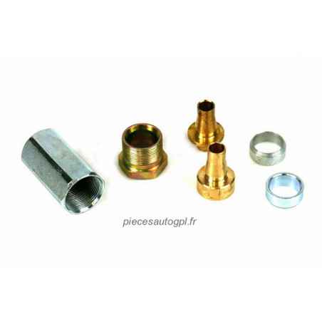 ICOM 3/8 "LPG FITTING FÜR SCHLAUCH blau