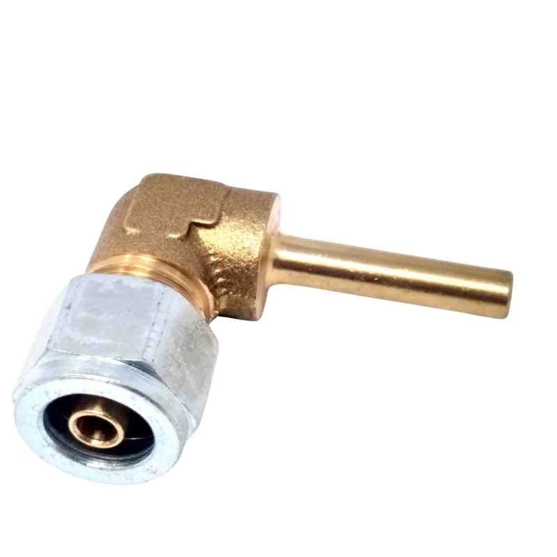 RACCORD COUDE CUIVRE FLEXIBLE Ø6X8  RA1248-L45