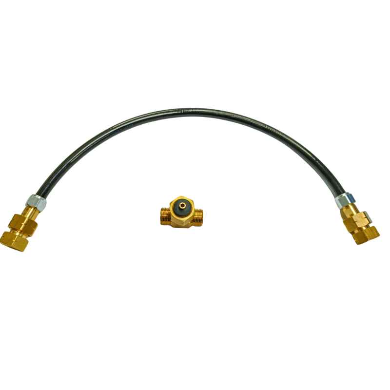 Flexibele aansluiting voor 2 LPG/propaancilinders FL2B-P7