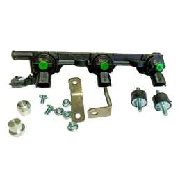 RAIL 3 GROENE INJECTOREN DACIA DUSTER MET WATERCIRCUIT OEM175233231R-F7