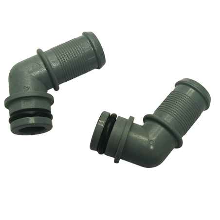 2 x LPG 90° Plastic Fitting for LPG Vaporizer Ø16 BRC GENIUS MAX- 02RR03990003P-K33