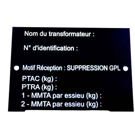 LPG-AFDRUKPLAAT PL2-B25