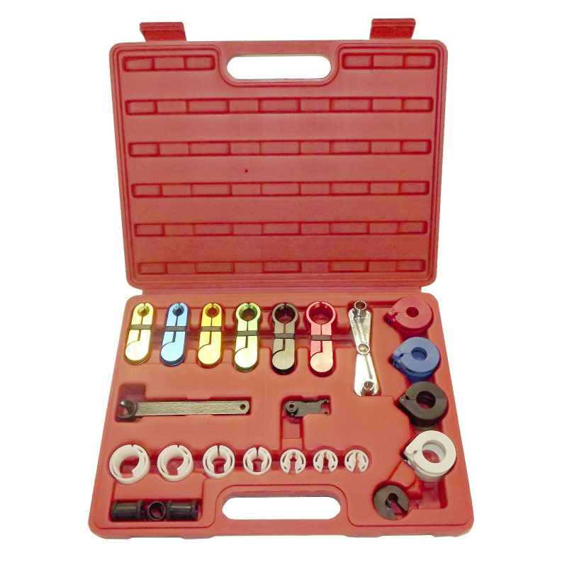 STRUMENTI PER SCOLLEGARE IL CONDIZIONAMENTO DELL'ARIA E I TUBI DEL CARBURANTE