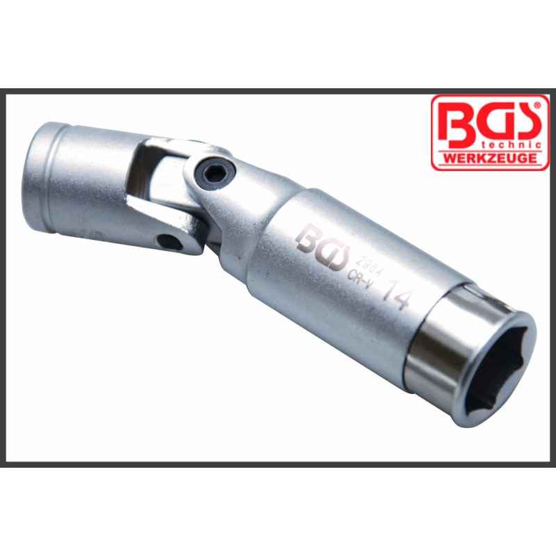 CASQUILLO ARTICULADO DE VELA, 10 (3/8), 14MM