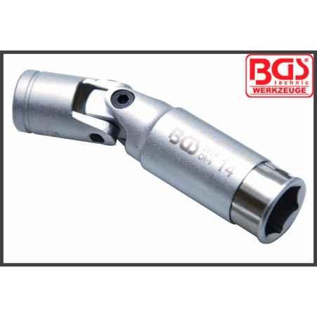 SOQUETE ARTICULADO DA VELA DE IGNIÇÃO, 10 (3/8), 14MM