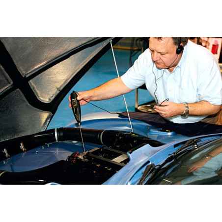 AUTOMOBIEL GELUIDSDETECTOR MET EEN ELEKTRONISCHE SONDE