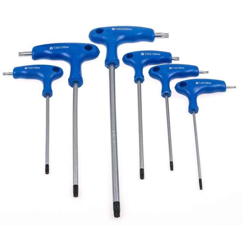 TORX T-SCHLÜSSEL-SET, T10-T40, 6 STÜCKE