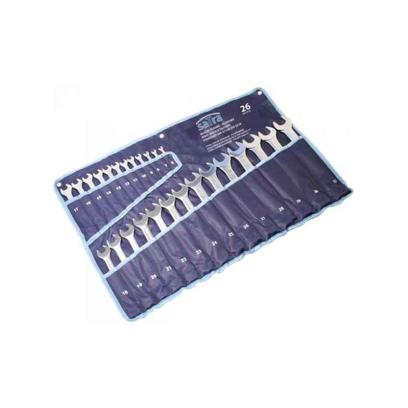SET DI 26 CHIAVI DA COMBINAZIONE DA 6 A 32 MM IN CROMO VANADIO TEMPERATO