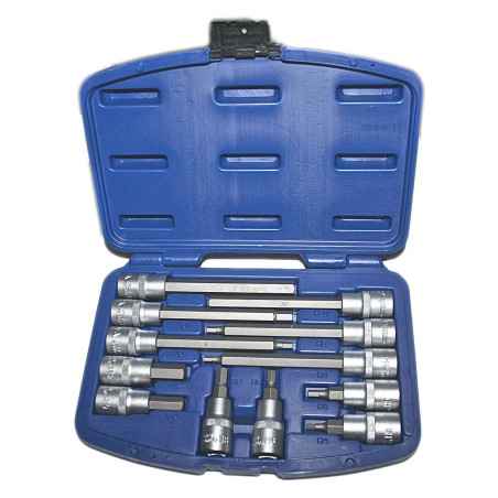 ALLEN SLEUTEL x12 EXTRA LANG IN 1/2 ″ 4, 5, 6, 8, 10, 12 MM