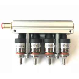 RAIL ALU HANA 4 CYL H2001 Tipo GOLD HAN5741