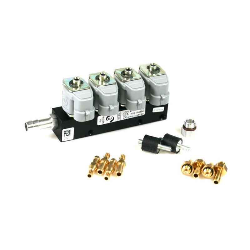 INJEKTORSCHIENE IG1 4 CYL BLACK BODY 2 OHMS AP1463