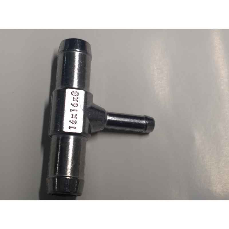ALU T KOPPELING Ø 16 X 8 X16mm RA3185