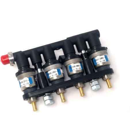 RAIL 4 INIETTORI GPL KEIHIN GIALLO KE032-D21