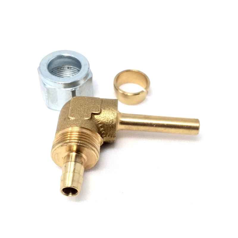 90 ° FLEXIBLE KUPFERANSCHLÜSSE Ø6X6 LANG GZ1312-L45